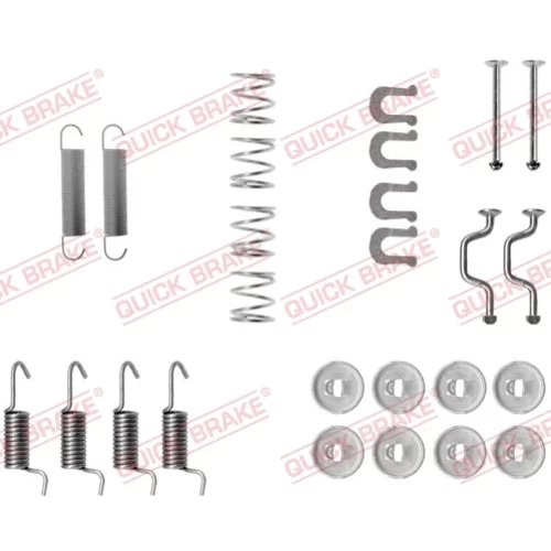 Sada príslušenstva čeľustí parkovacej brzdy QUICK BRAKE 105-0810