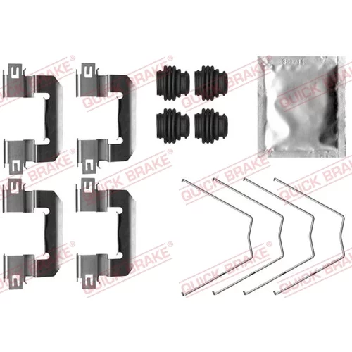 Sada príslušenstva obloženia kotúčovej brzdy 109-0064 (Quick Brake)