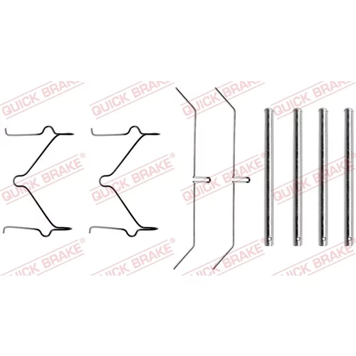 Sada príslušenstva obloženia kotúčovej brzdy QUICK BRAKE 109-1050