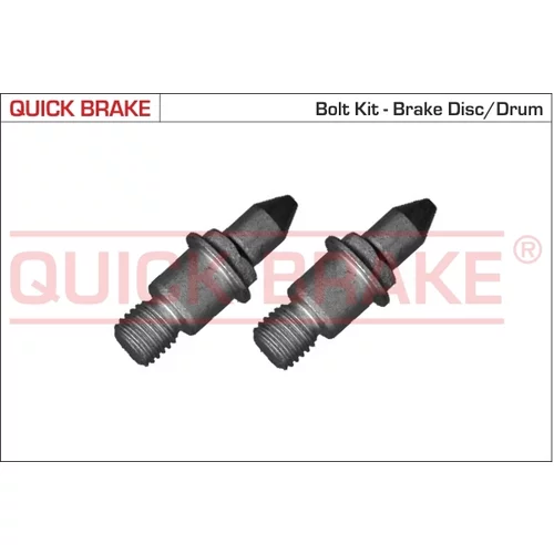 sada skrutiek, brzdový kotúč QUICK BRAKE 11677K