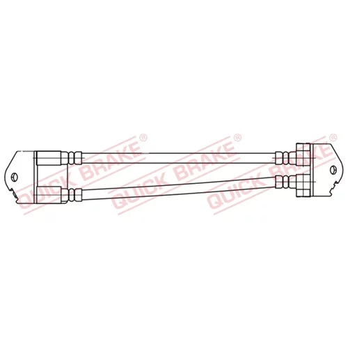 Brzdová hadica QUICK BRAKE 25.009