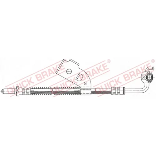 Brzdová hadica QUICK BRAKE 70.902