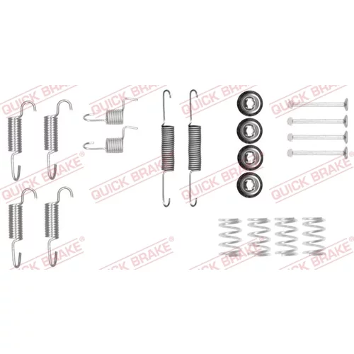 Sada príslušenstva čeľustí parkovacej brzdy QUICK BRAKE 105-0025