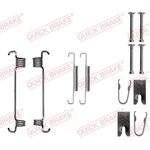 Sada príslušenstva čeľustí parkovacej brzdy QUICK BRAKE 105-0875