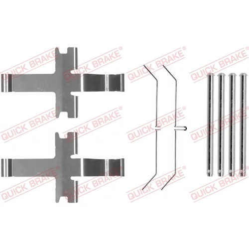 Sada príslušenstva obloženia kotúčovej brzdy QUICK BRAKE 109-1752