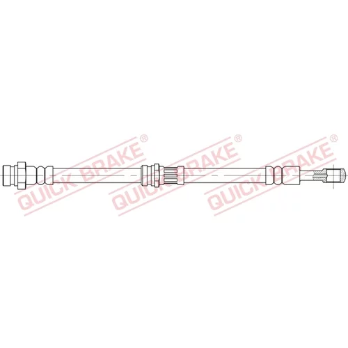 Brzdová hadica QUICK BRAKE 58.852