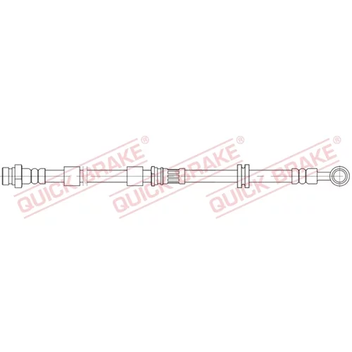 Brzdová hadica QUICK BRAKE 58.891