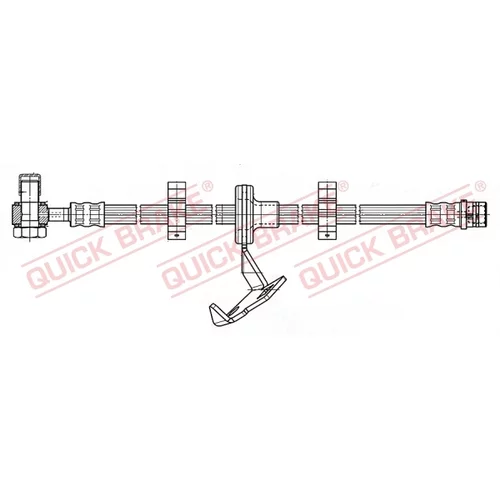 Brzdová hadica QUICK BRAKE 59.987X