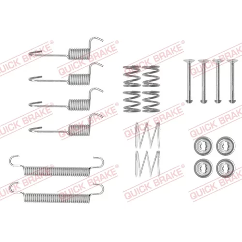 Sada príslušenstva čeľustí parkovacej brzdy QUICK BRAKE 105-0008