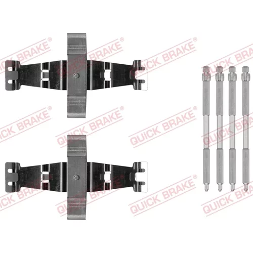 Sada príslušenstva obloženia kotúčovej brzdy QUICK BRAKE 109-0042