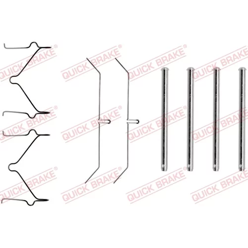 Sada príslušenstva obloženia kotúčovej brzdy QUICK BRAKE 109-1129