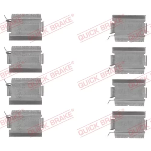 Sada príslušenstva obloženia kotúčovej brzdy QUICK BRAKE 109-1820