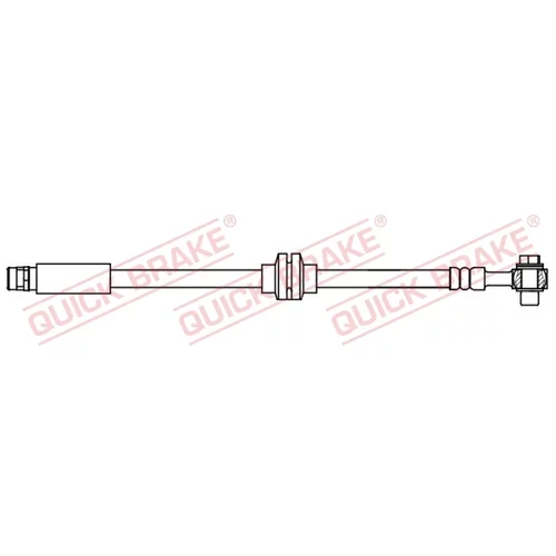 Brzdová hadica QUICK BRAKE 50.204X