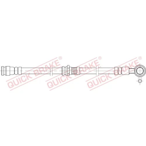 Brzdová hadica QUICK BRAKE 58.847