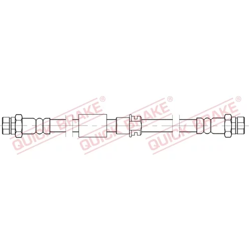 Brzdová hadica QUICK BRAKE 22.931