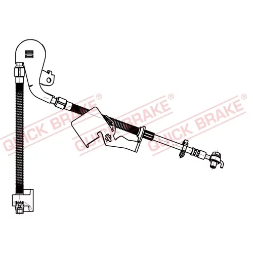 Brzdová hadica QUICK BRAKE 50.704X