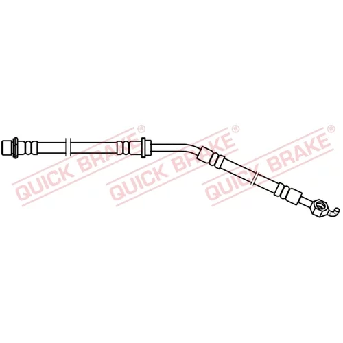 Brzdová hadica QUICK BRAKE 50.755