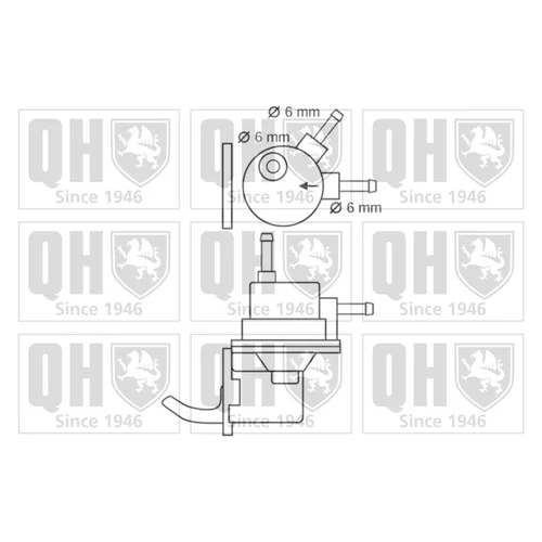 Palivové čerpadlo QUINTON HAZELL QFP48 - obr. 1
