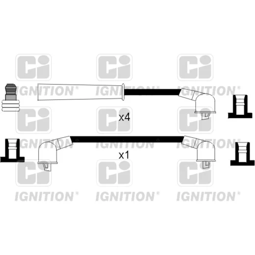 Sada zapaľovacích káblov QUINTON HAZELL XC976