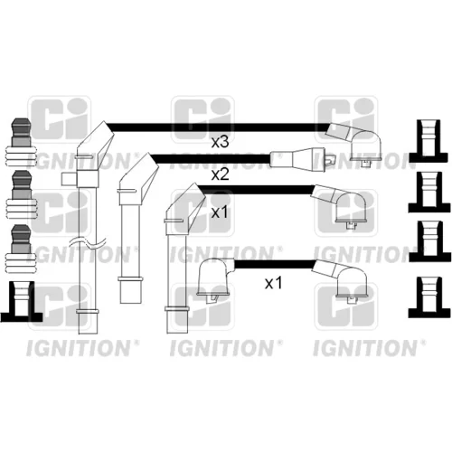 Sada zapaľovacích káblov QUINTON HAZELL XC1044