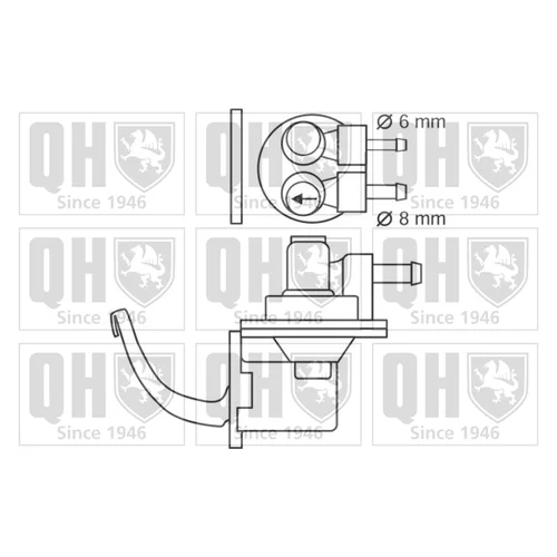 Palivové čerpadlo QUINTON HAZELL QFP27 - obr. 1