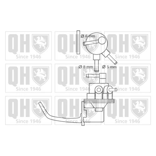 Palivové čerpadlo QUINTON HAZELL QFP95 - obr. 1