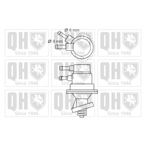 Palivové čerpadlo QUINTON HAZELL QFP527 - obr. 1