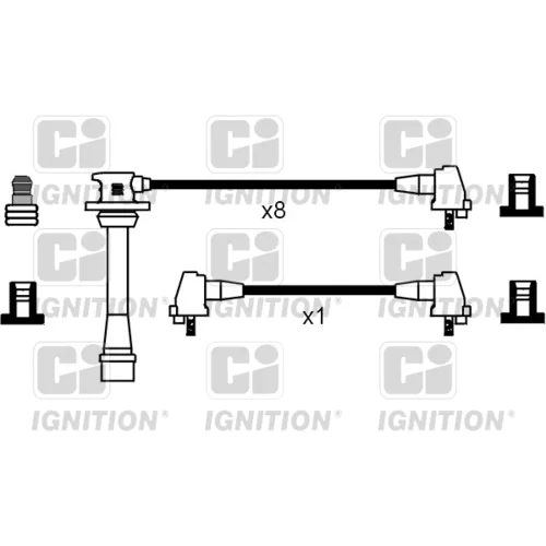 Sada zapaľovacích káblov QUINTON HAZELL XC630