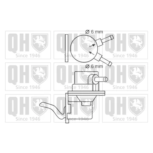 Palivové čerpadlo QUINTON HAZELL QFP145 - obr. 1