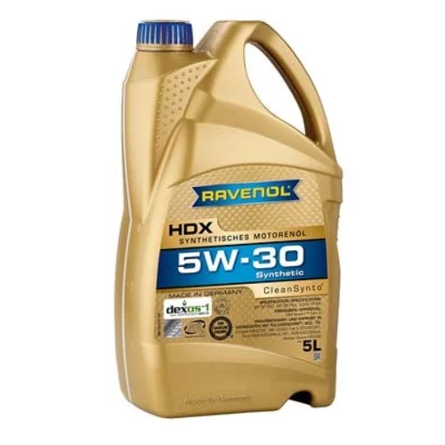 Motorový olej RAVENOL HDX SAE 5W-30 5L