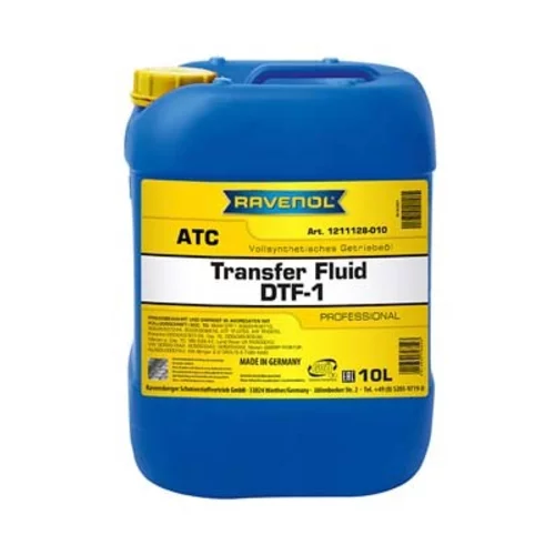 Olej do manuálnej prevodovky RAVENOL TRANSFER FLUID DTF-1 10L