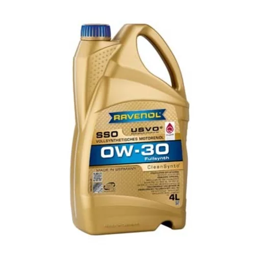 Motorový olej RAVENOL SSO SAE 0W-30 4L