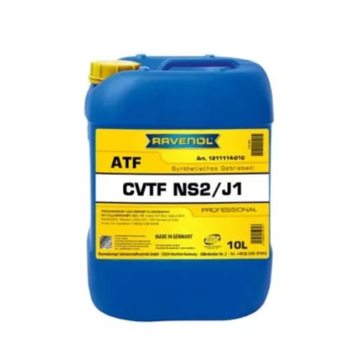 Olej do automatickej prevodovky RAVENOL CVTF NS2/J1 FLUID 10L