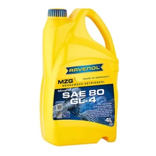 Olej do manuálnej prevodovky RAVENOL MZG SAE 80 GL-4 4L