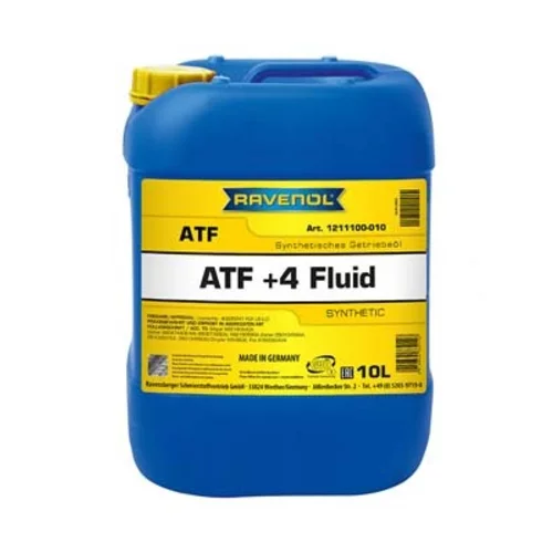 Olej do automatickej prevodovky RAVENOL ATF+4 FLUID 10L