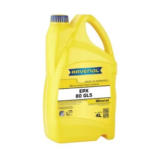 Olej do manuálnej prevodovky RAVENOL EPX SAE 80W GL-5 4L