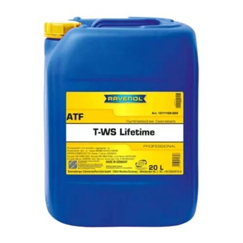 Olej do automatickej prevodovky RAVENOL ATF T-WS LIFETIME 20L