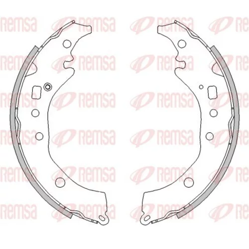 Brzdové čeľuste REMSA 4292.00
