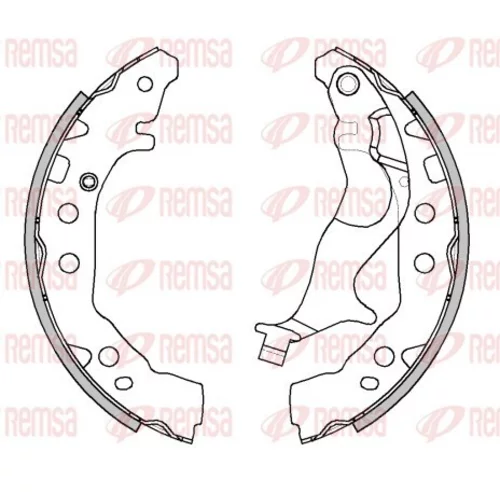 Brzdové čeľuste REMSA 4452.00