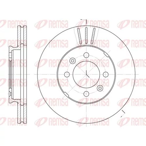 Brzdový kotúč REMSA 6109.10
