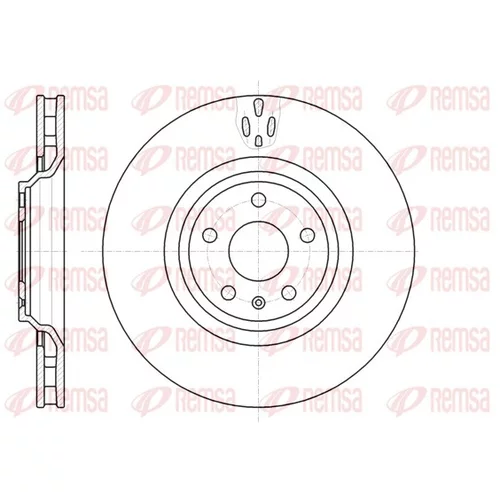 Brzdový kotúč REMSA 61213.10