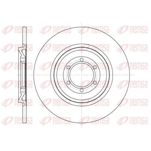 Brzdový kotúč REMSA 6140.00