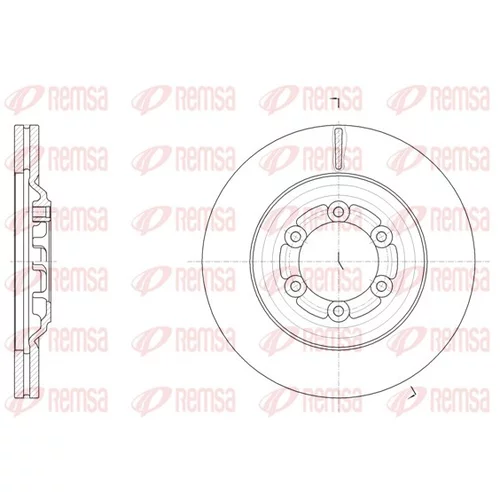 Brzdový kotúč REMSA 61510.10
