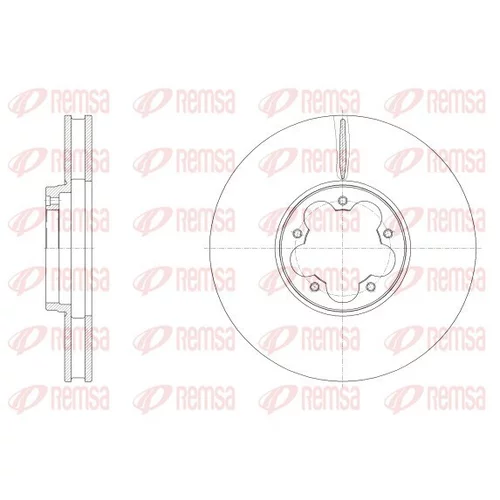 Brzdový kotúč REMSA 62560.10