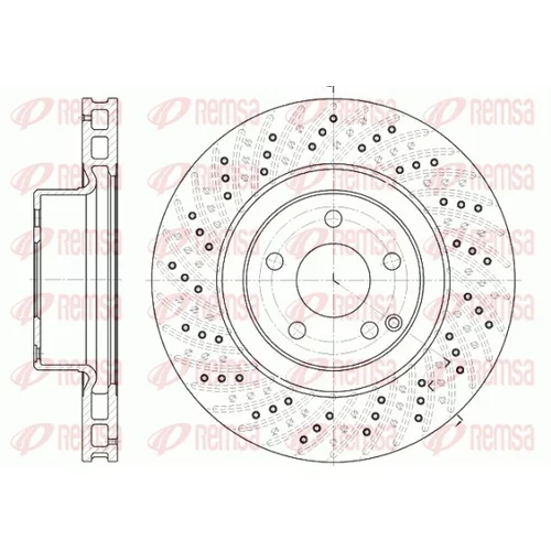 Brzdový kotúč REMSA 6780.10