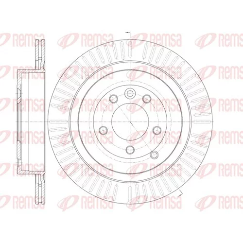 Brzdový kotúč REMSA 6849.10