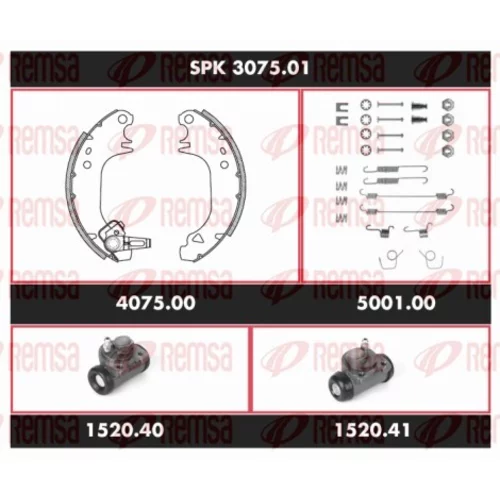 Sada bŕzd, Bubnová brzda REMSA SPK 3075.01