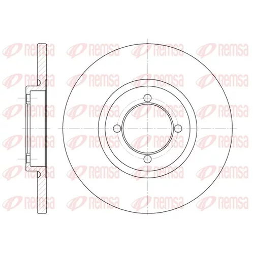 Brzdový kotúč REMSA 6091.00