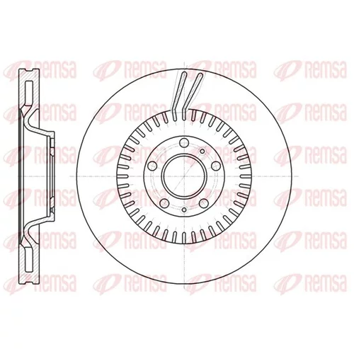 Brzdový kotúč REMSA 61154.10