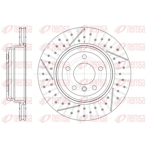 Brzdový kotúč REMSA 61451.10